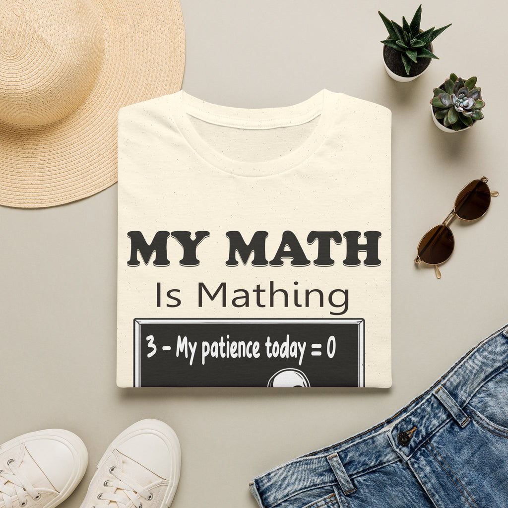 My Math Is Mathing Teacher Shirt | Funny Math Teacher Skeleton T-Shirt