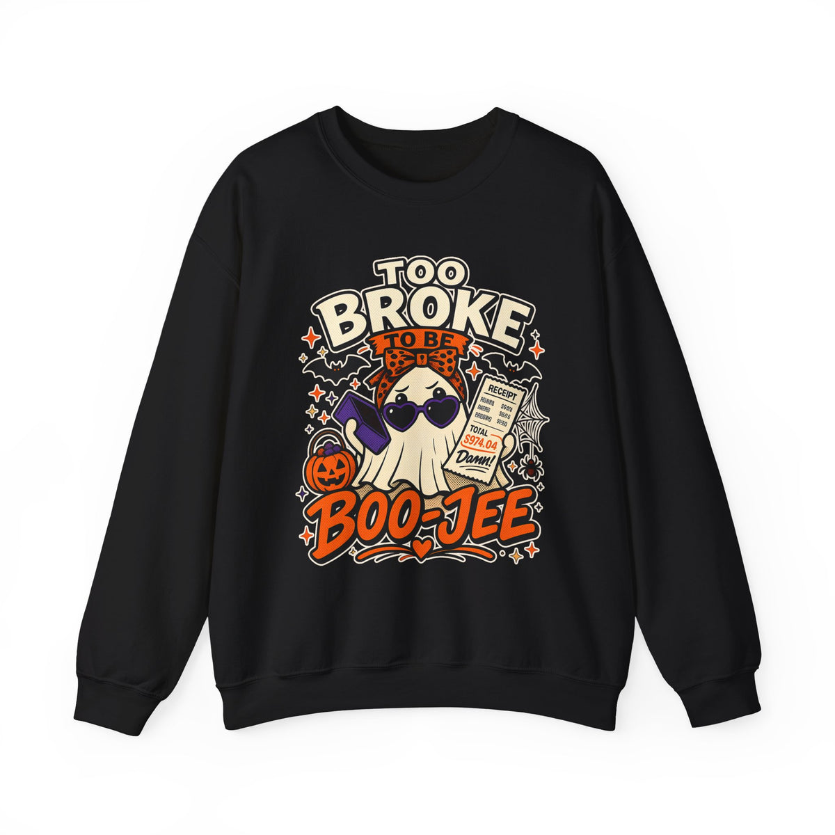 Boo-Jee Ghost Crewneck | Funny "Not This Economy" Sweatshirt