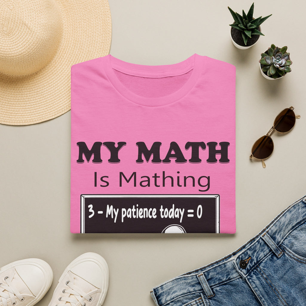 My Math Is Mathing Teacher Shirt | Funny Math Teacher Skeleton T-Shirt