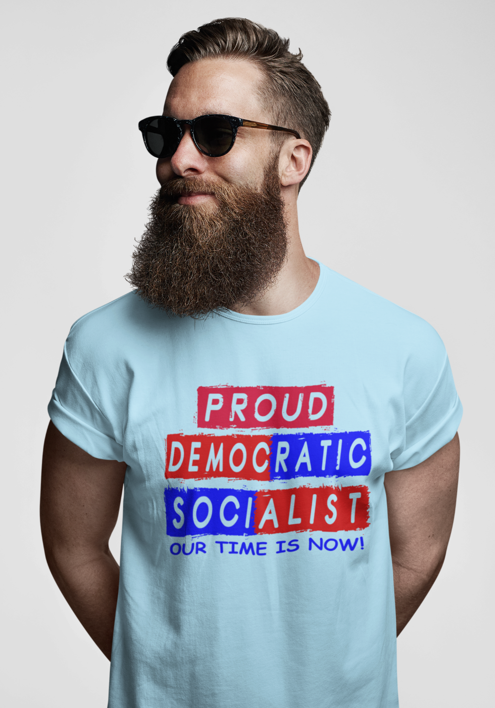 Proud Democratic Socialist — Premium Statement Tee
