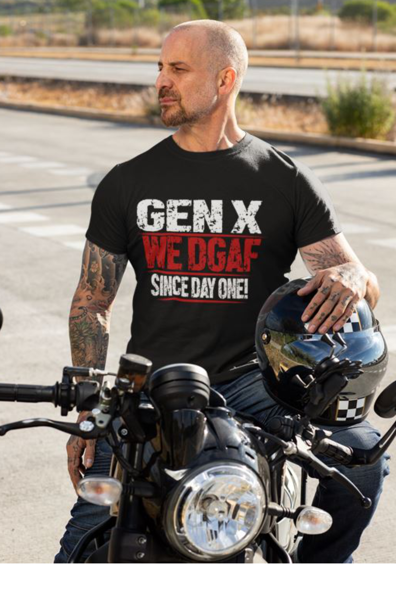 Gen X We Just DGAF! We Have Been Skeptical Since Day One! T-Shirt | Vintage Distressed Graphic Tee | Retro Gift for Men and Women