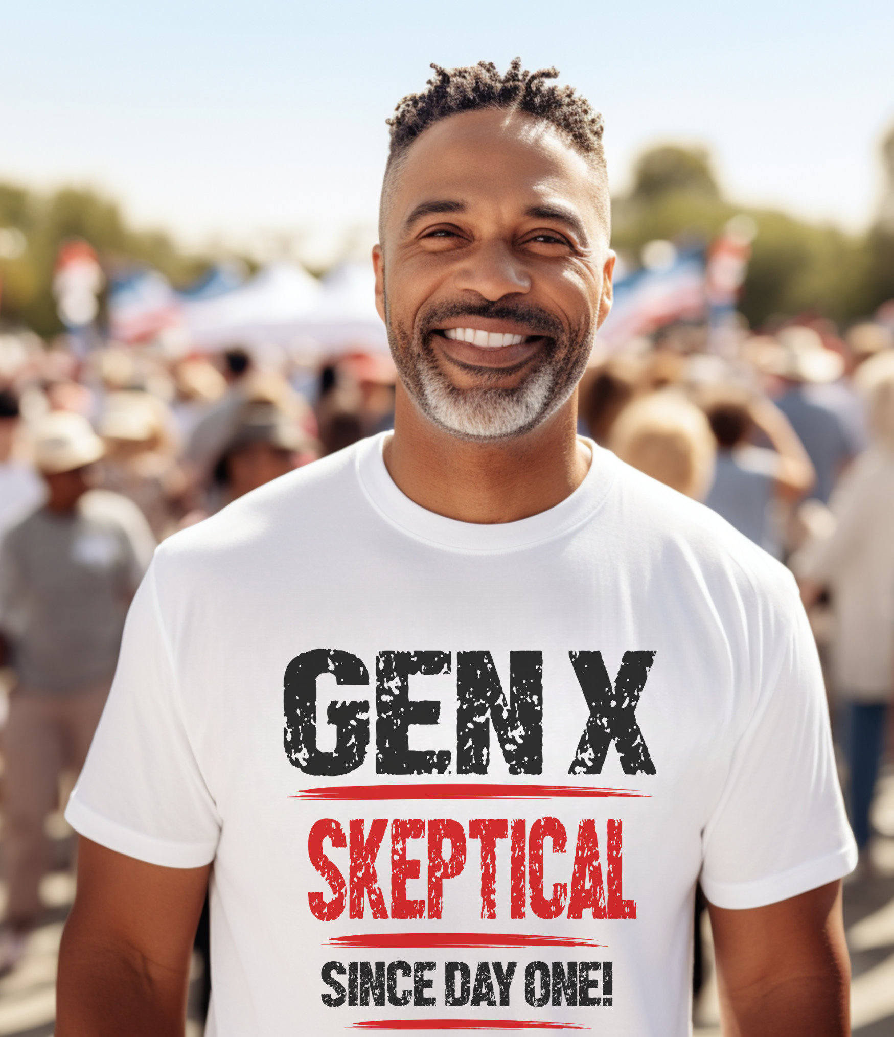 Gen X: Skeptical Since Day One — Classic Unisex Tee