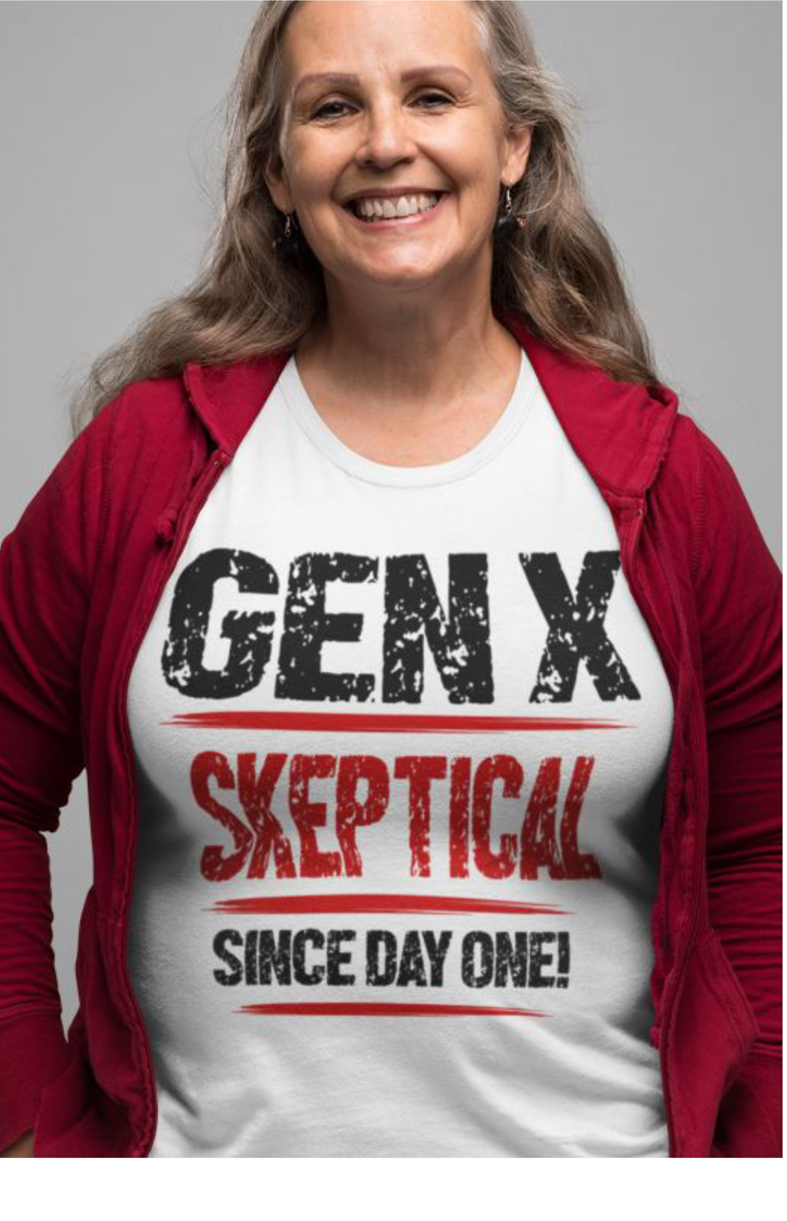 Gen X: Skeptical Since Day One — Classic Unisex Tee