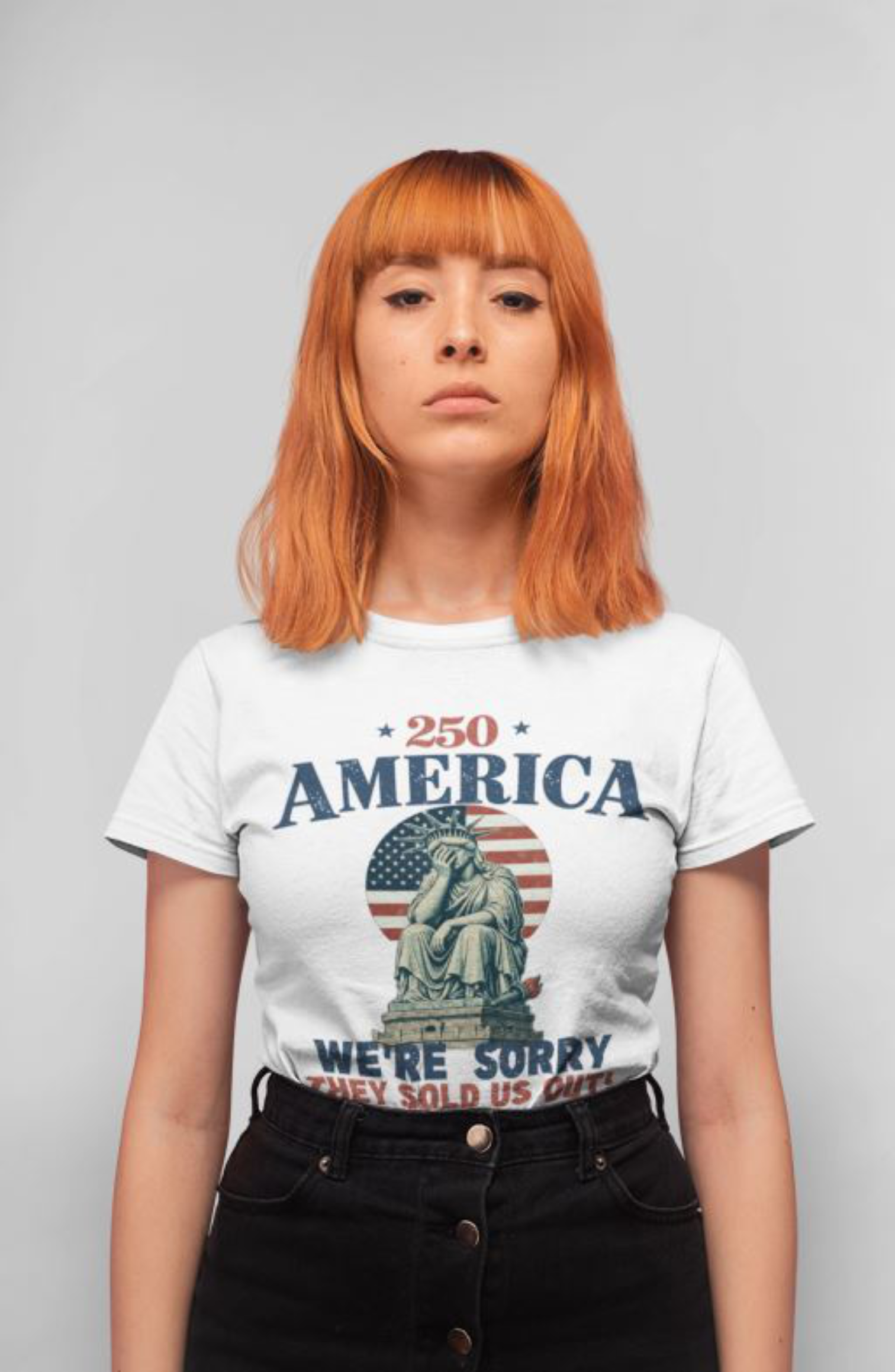 250 America We're Sorry They Sold Us Out T-Shirt