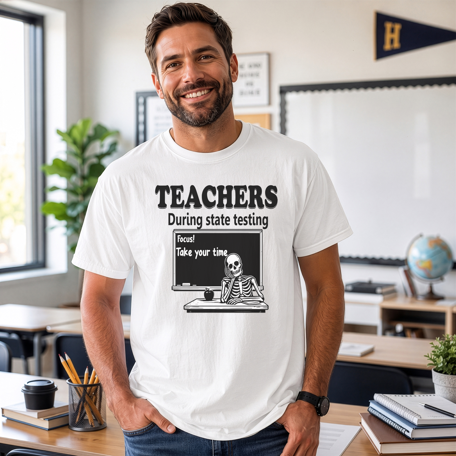 Teachers During State Testing Shirt | Take Your Time Funny Testing Teacher T-Shirt