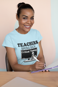 Teachers Bring Back Critical Thinking Shirt | Funny Teacher Classroom Humor T-Shirt