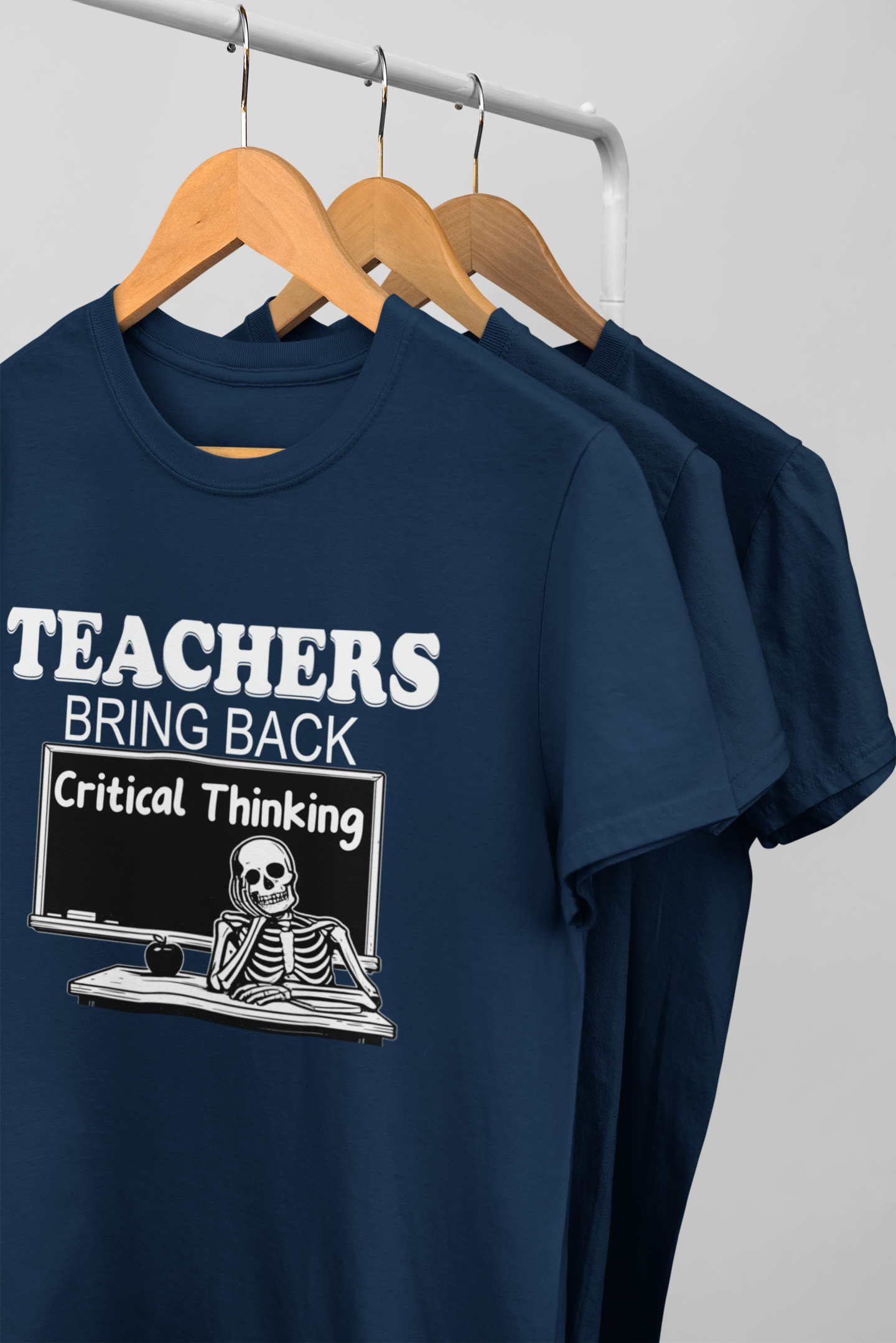 Teachers Bring Back Critical Thinking Shirt | Funny Teacher Classroom Humor T-Shirt