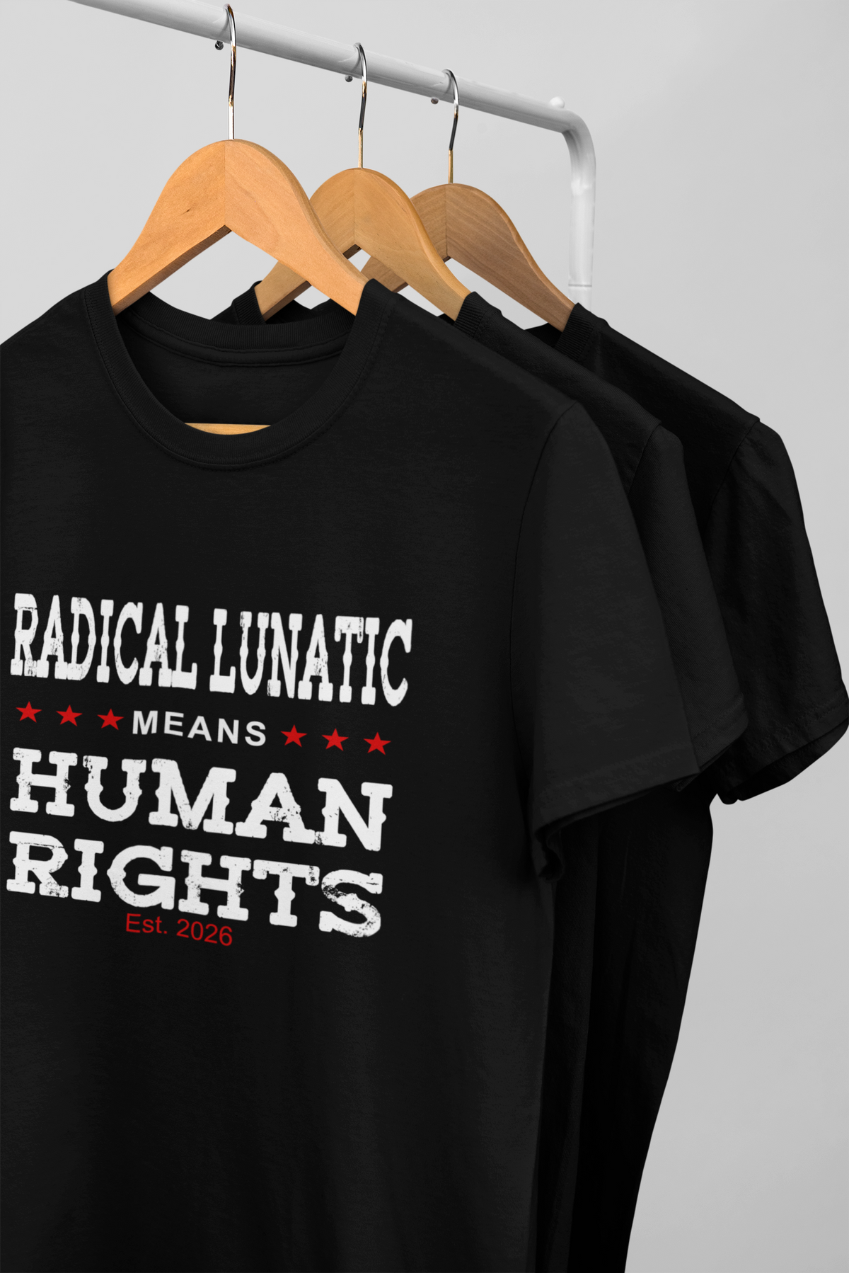 Radical Lunatic Means Human Rights - Graphic Tee