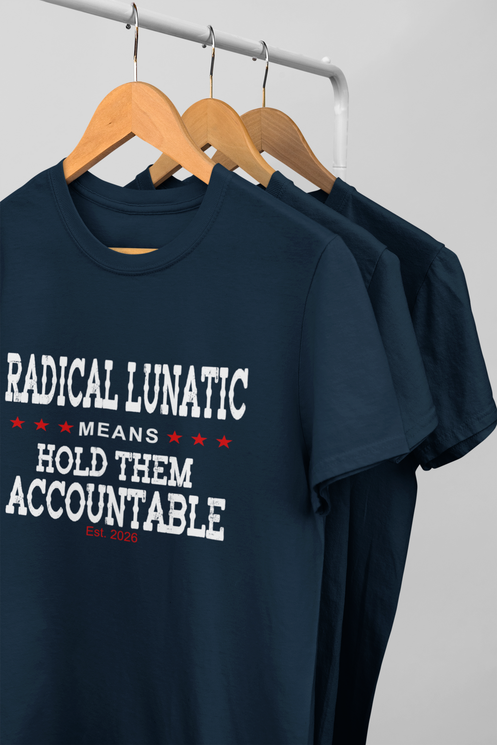 Radical Lunatic Means Hold Them Accountable - Graphic Tee