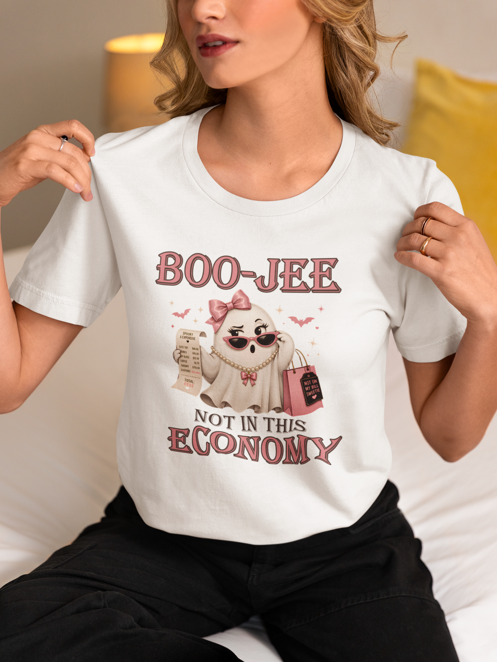 BOO-JEE NOT IN THIS ECONOMY Unisex Softstyle T-Shirt