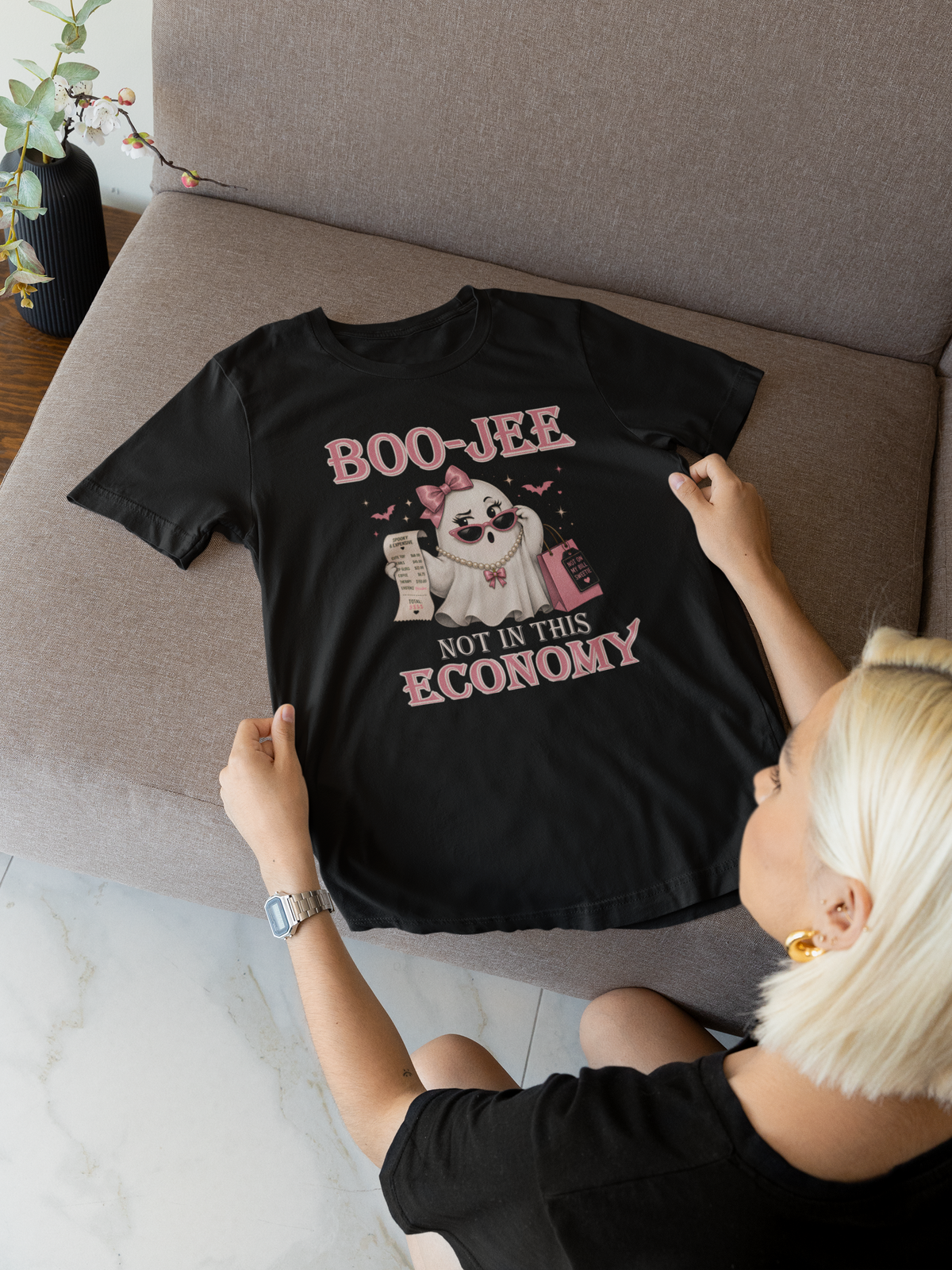 BOO-JEE NOT IN THIS ECONOMY Unisex Softstyle T-Shirt