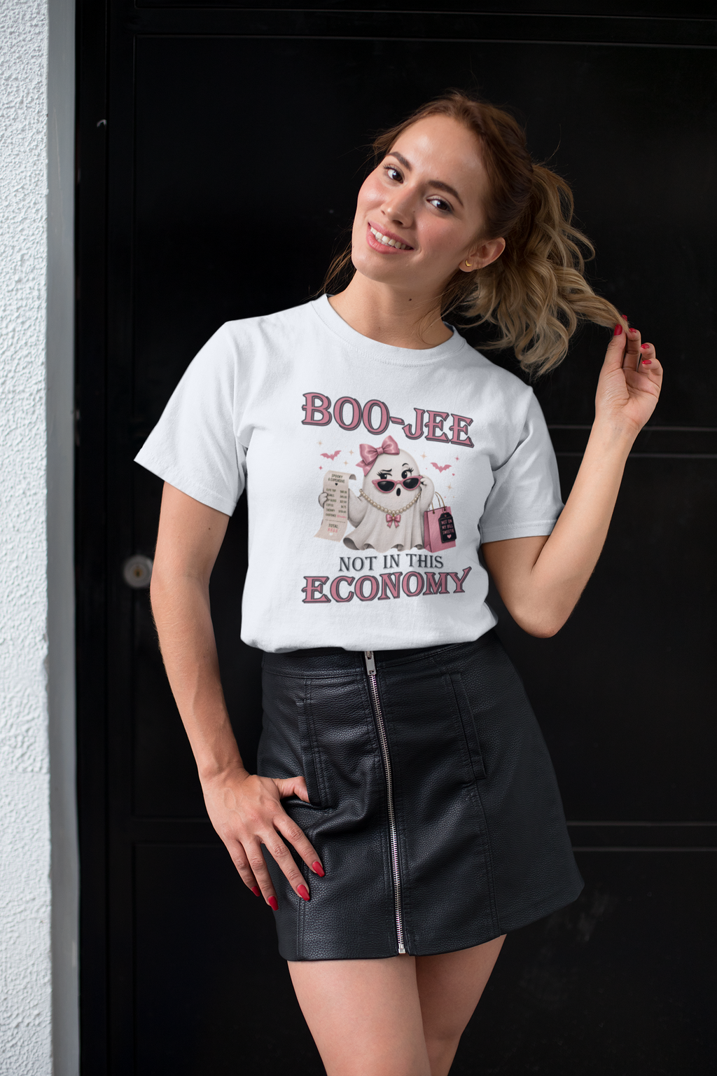 BOO-JEE NOT IN THIS ECONOMY Unisex Softstyle T-Shirt