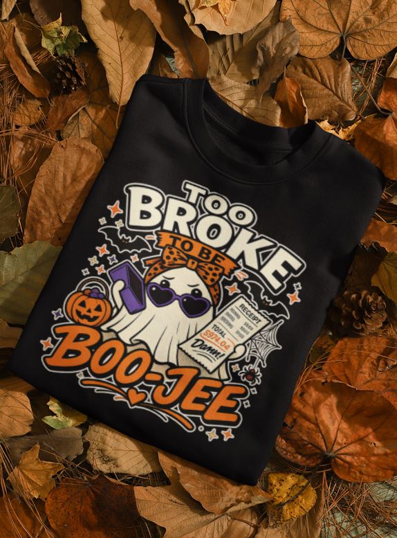 Boo-Jee Ghost Crewneck | Funny "Not This Economy" Sweatshirt