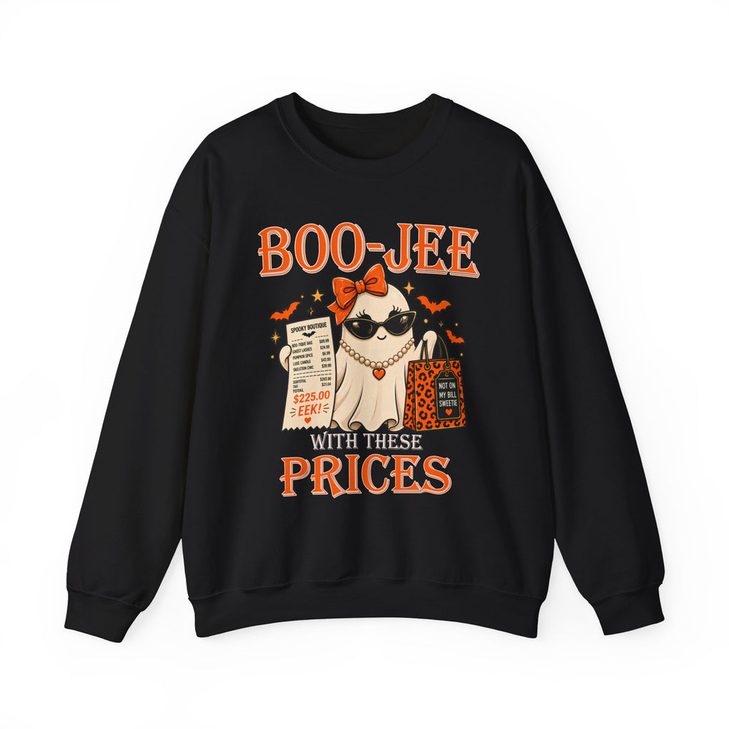 Boo-Jee With These Prices Funny Ghost Halloween Sweatshirt